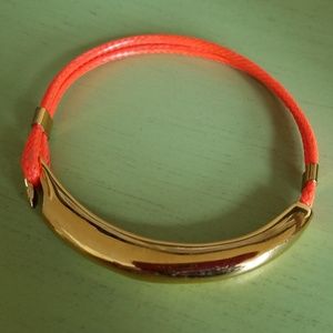 Fish Hook bracelet 12k/flamingo